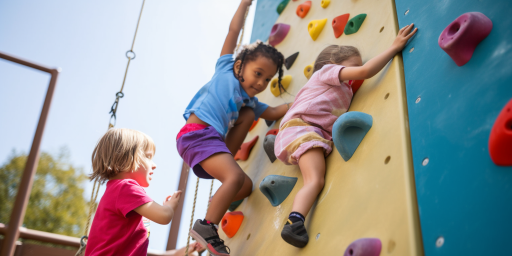 Kinderplezier met Klimtoestellen