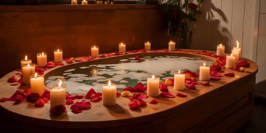 Aromatherapie in de Jacuzzi