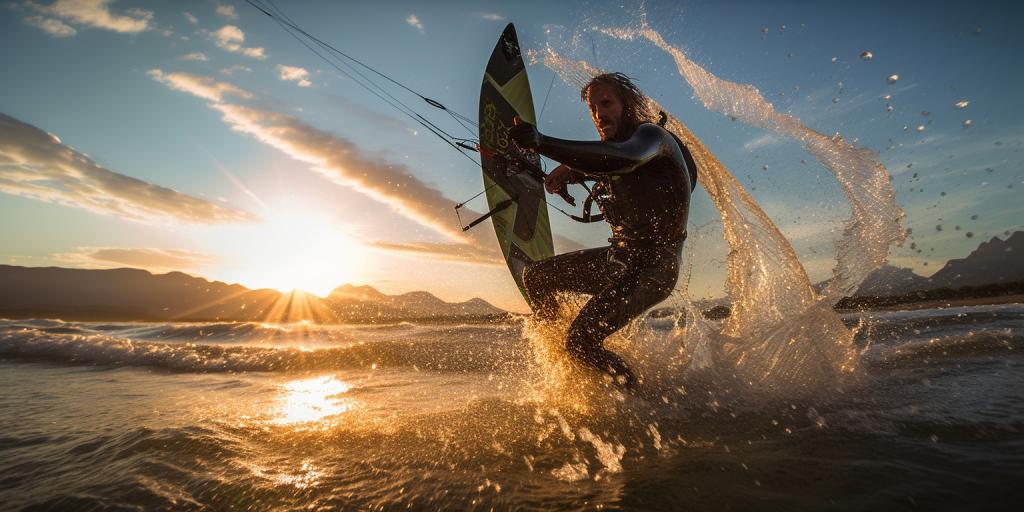 De uitdaging van mijn eerste keer kitesurfen
