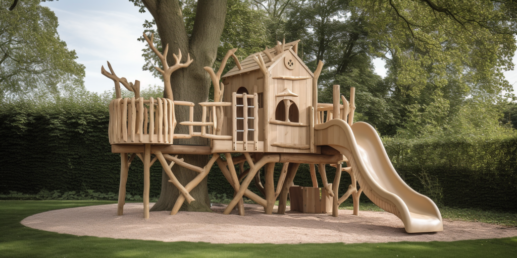 Creatieve speeltoestellen voor buiten