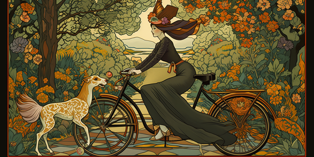 Art Nouveau op wielen: mijn inspiratie op de fiets