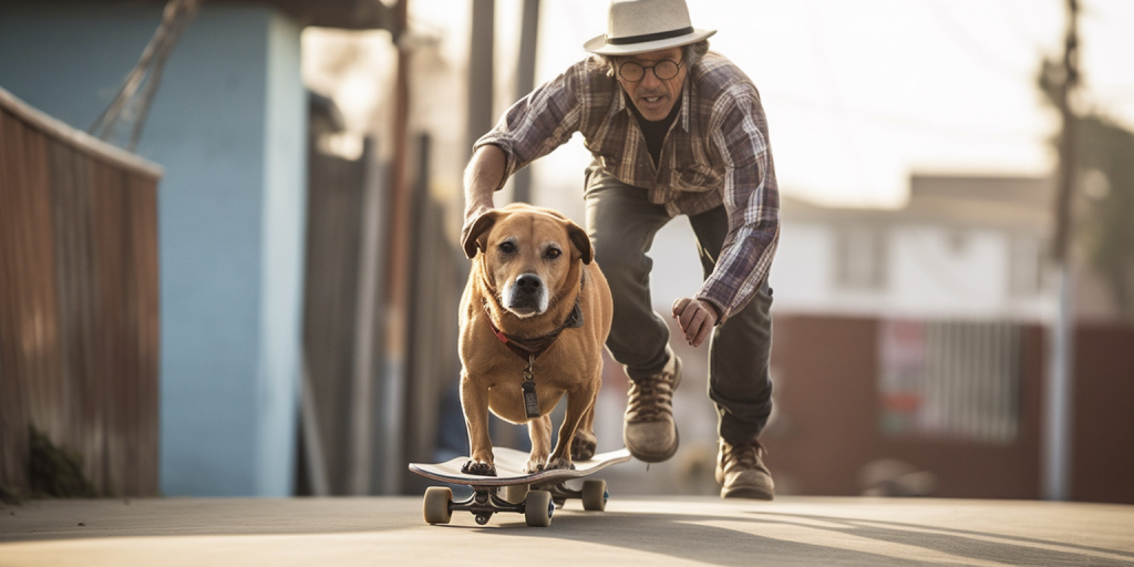 Skateboard huisdier: mijn avontuur met mijn harige vriend