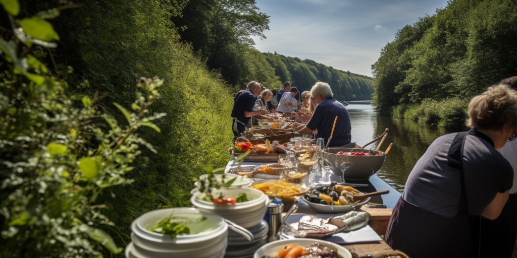 Culinair kamperen tijdens een sportieve hike met vogels spotten