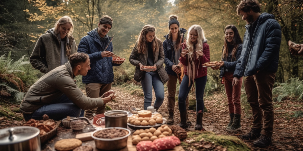 Een creatief weekend: wandelen en bakken met vrienden