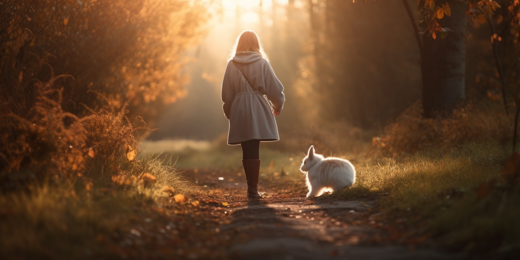 Mijn konijnen: huisdierverzorging en avontuurlijke wandelingen in de natuur