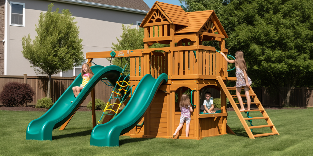 Avontuurlijk Buitenspelen: Speeltoestellen en Waterpret