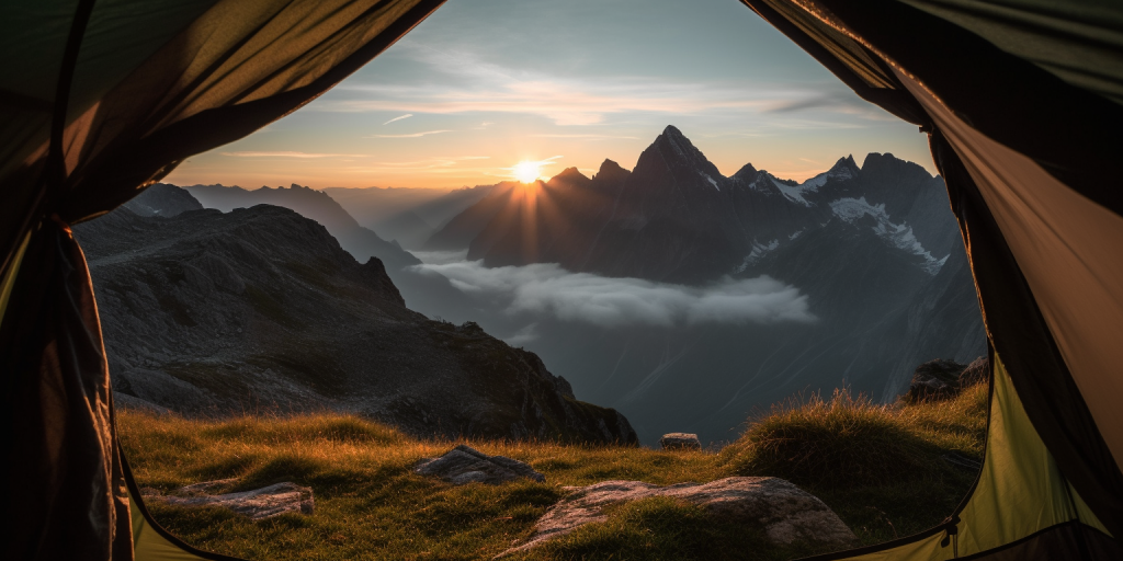 Kamperen in de Zwitserse Alpen