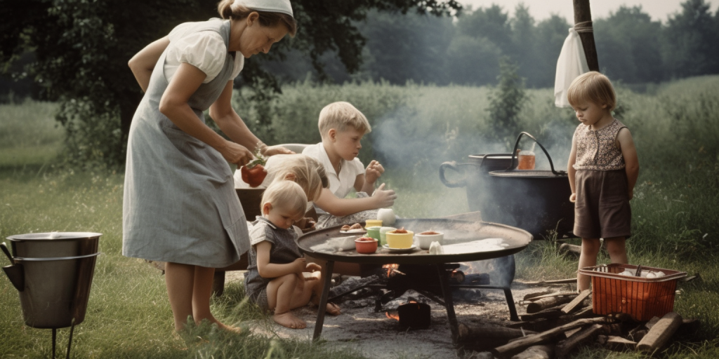 Koken in de natuur met mijn favoriete speelgoed