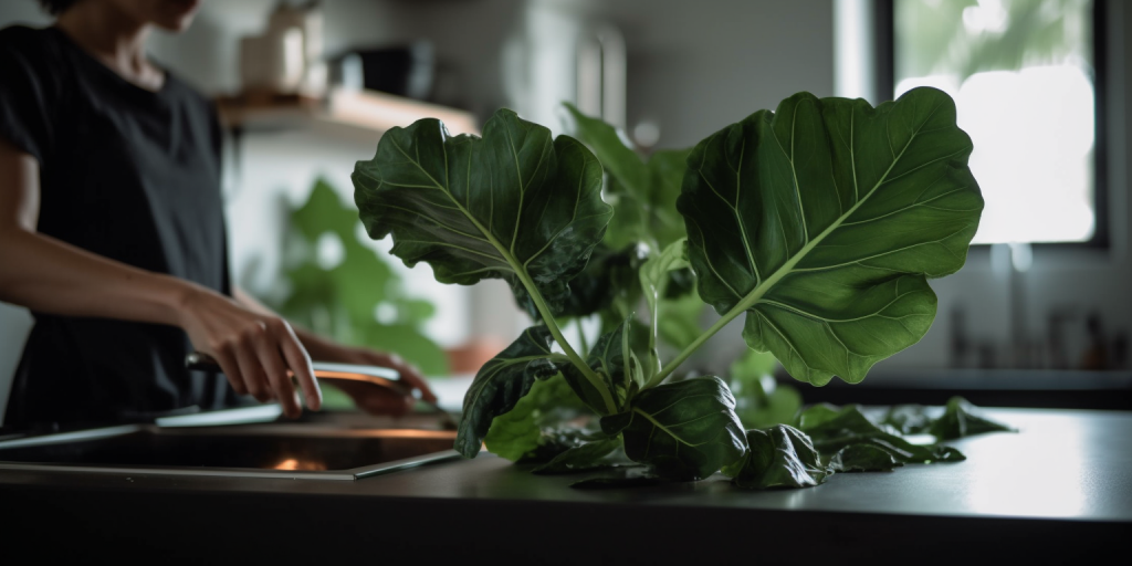 Koken en spelen met mijn favoriete plant Alocasia