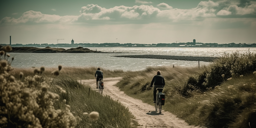 Avontuurlijke fietstocht langs de Nederlandse kust