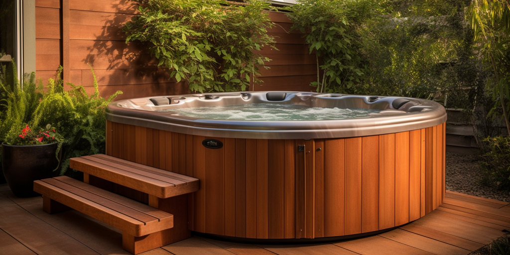 Een jacuzzi in mijn achtertuin