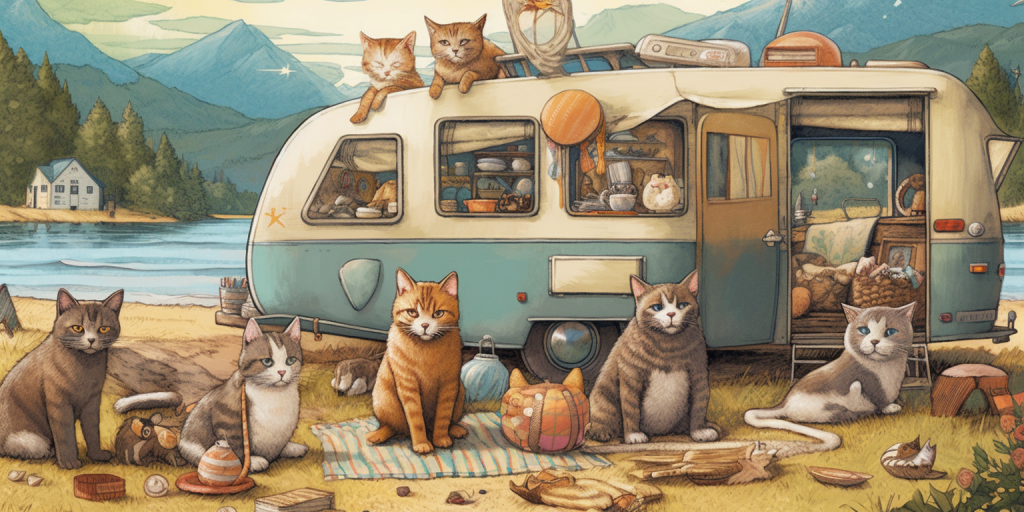 Kamperen met mijn kat: DIY-uitrusting en gezelligheid