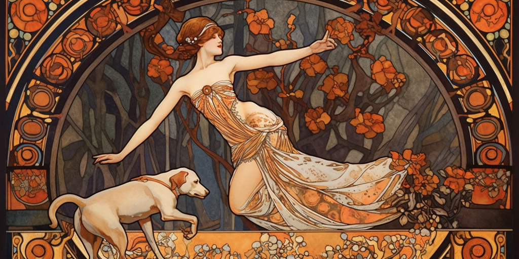 Dansen met mijn Art Nouveau huisdier: creatieve tips voor huisdiertraining en omgang met andere dieren