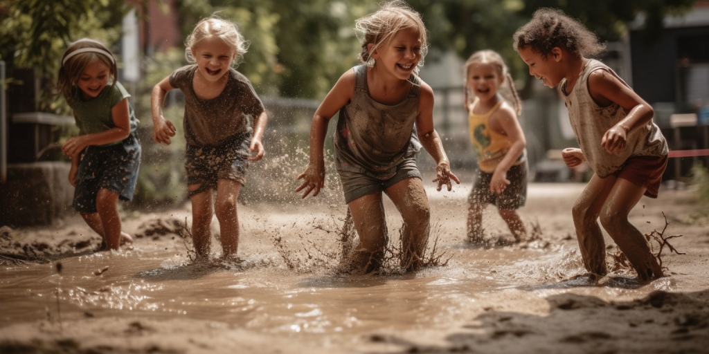 Avontuurlijk Kinderplezier: Speeltuinen en Waterpret in de Natuur