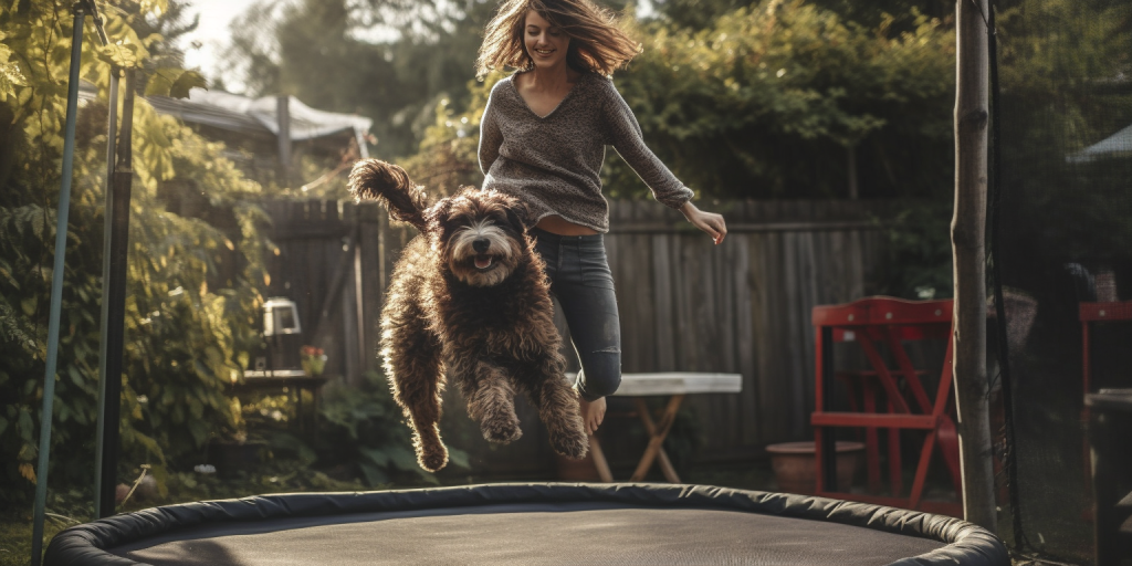 Trampoline en mijn huisdier: de perfecte combinatie voor energieke dagen