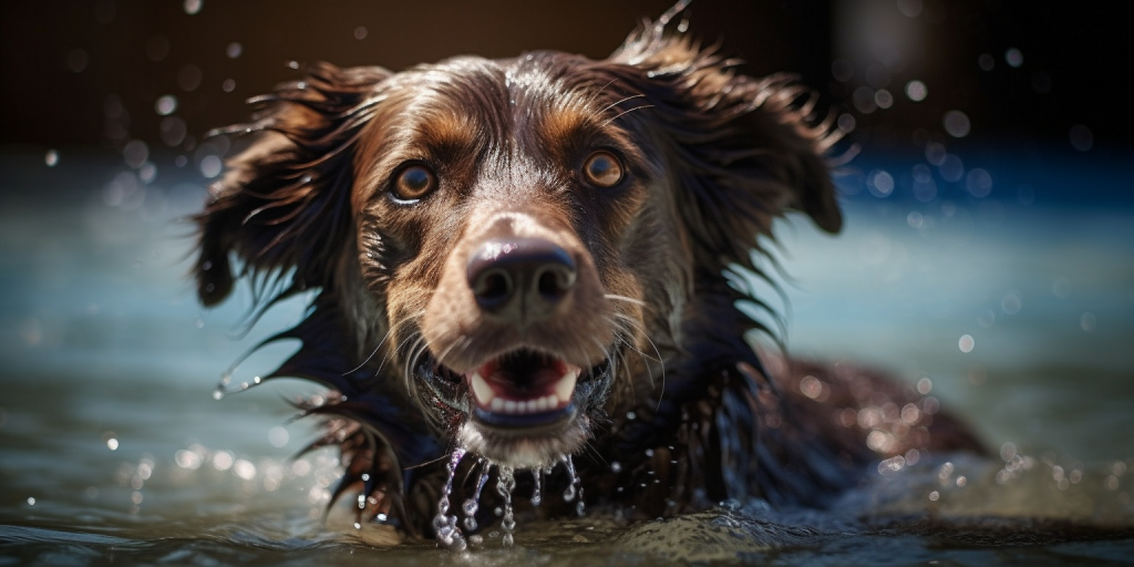 Mijn hond en ik: avonturen bij het zwembad