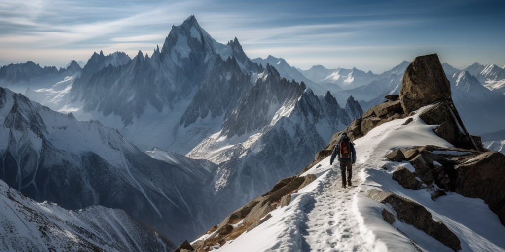 Klimtechnieken voor beginners op de Mont Blanc