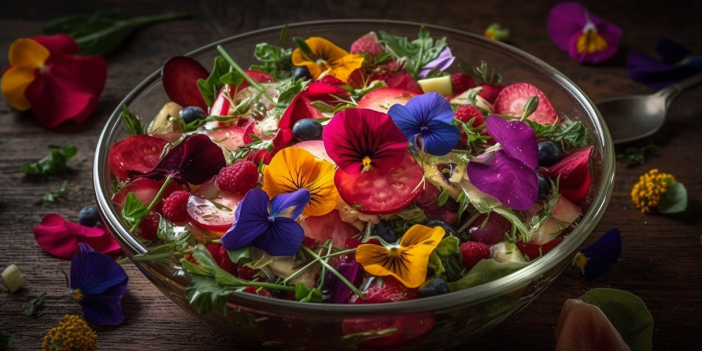 5 originele recepten met eetbare bloemen