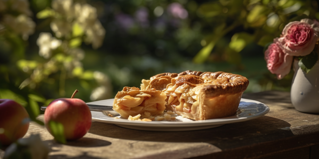 De ultieme appeltaart voor in de tuin