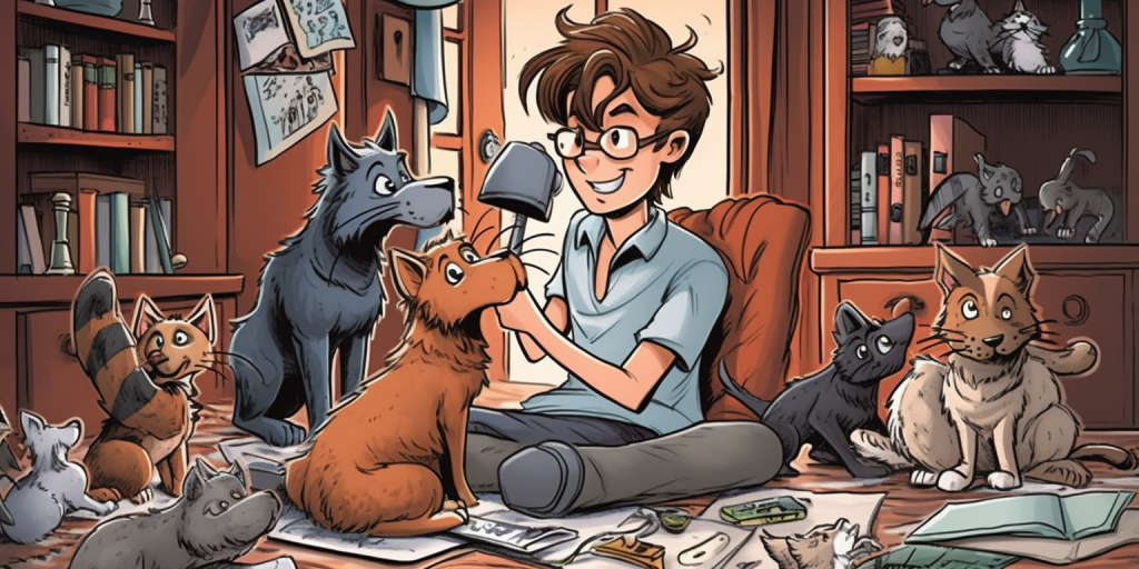 Het plezier van het hebben van huisdieren als animator