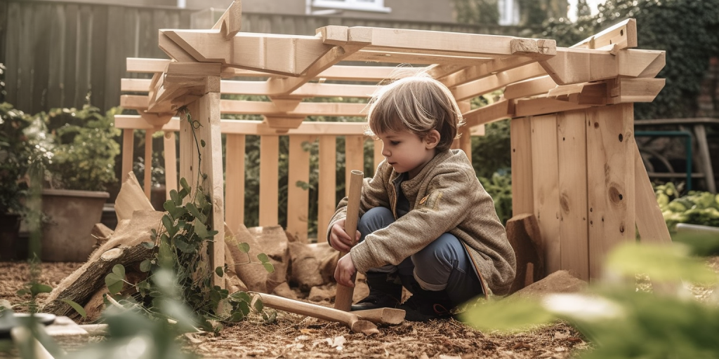Bouw je eigen speelgoedfort voor een avontuurlijke dag in de tuin