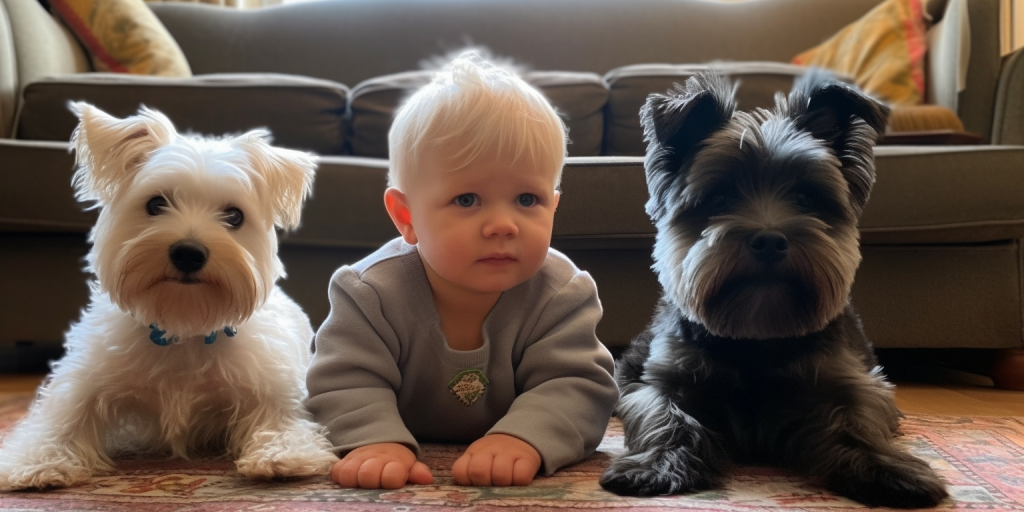 Een creatief fotoshoot met mijn kind en huisdieren
