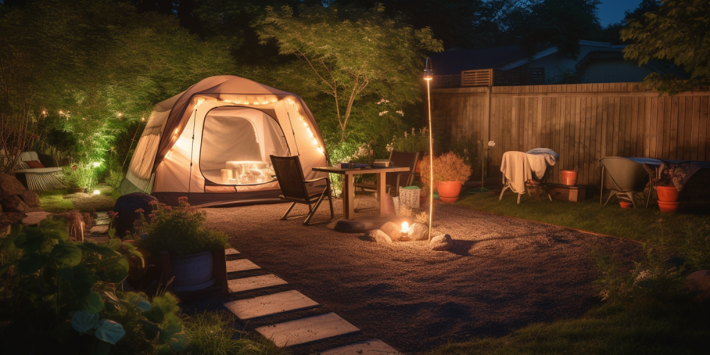 Mijn avontuurlijke kampeerervaring in eigen tuin