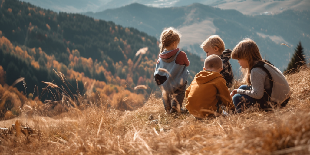 Buitenspelen in de Zwitserse Alpen
