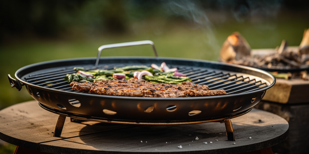 Stoofvlees bereiden op de barbecue