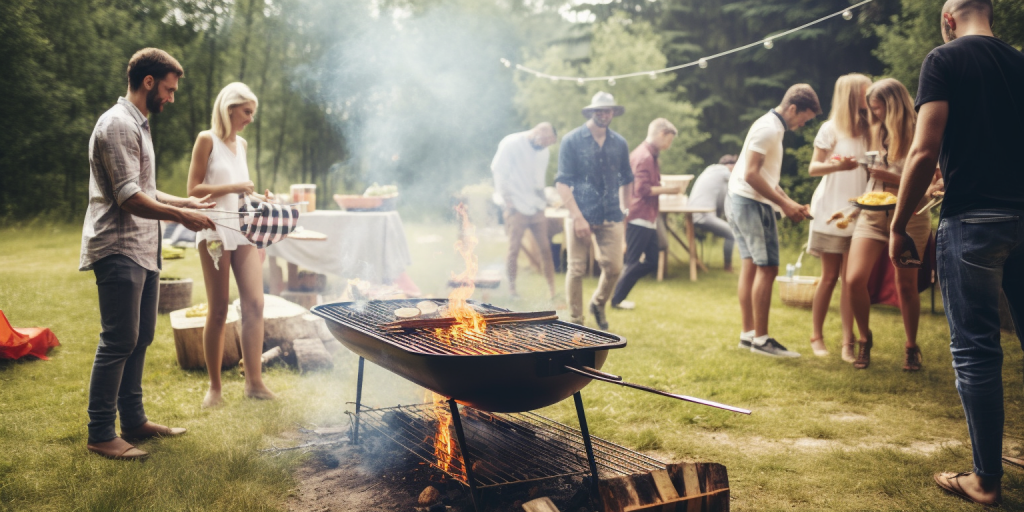 Een geslaagde barbecue-avond met vrienden en familie
