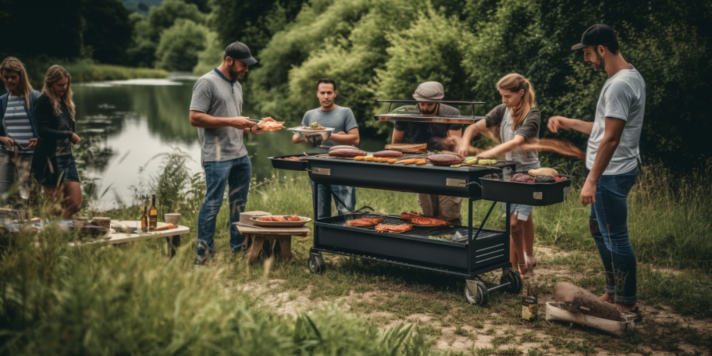 De perfecte zomeravond: barbecueën in de natuur