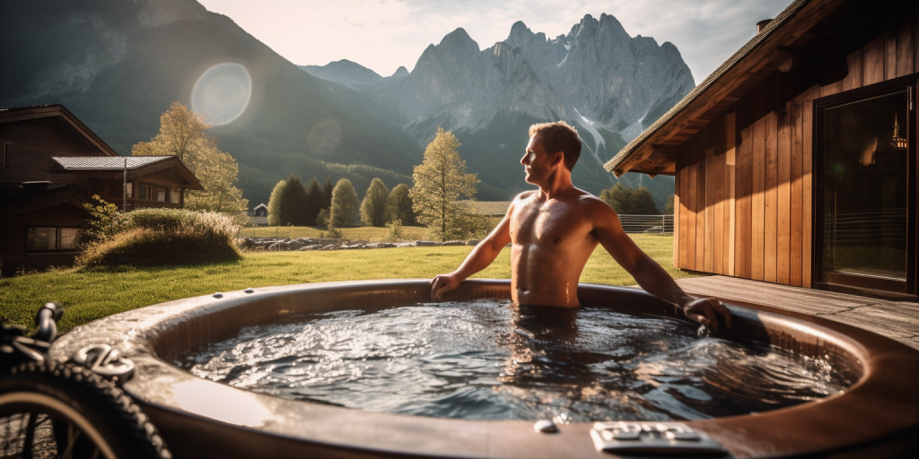 Mijn ultieme ontspanning: mountainbiken en de jacuzzi