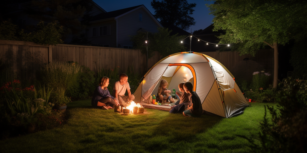 Kamperen in de achtertuin met kinderen: mijn tips en tricks