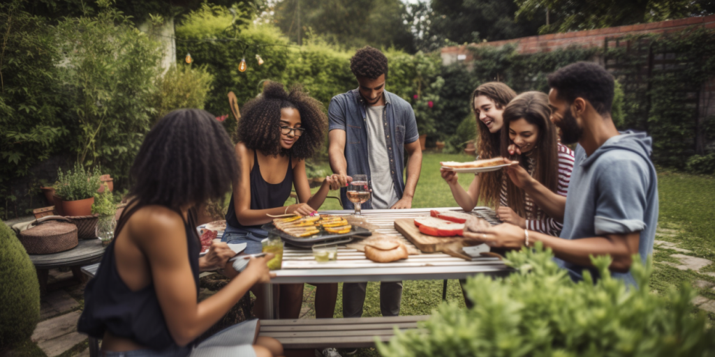 Een heerlijke zomeravond: barbecueën met vrienden